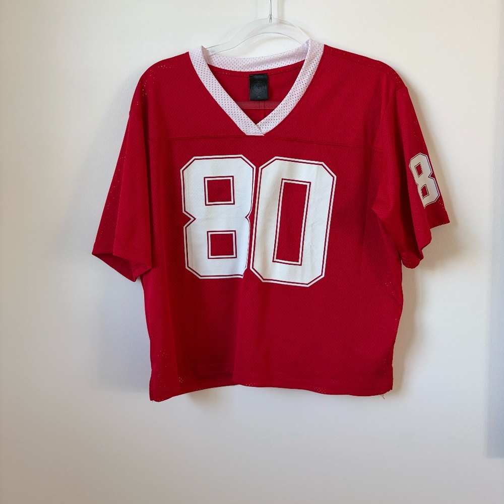 Pacsun one size red and white jersey